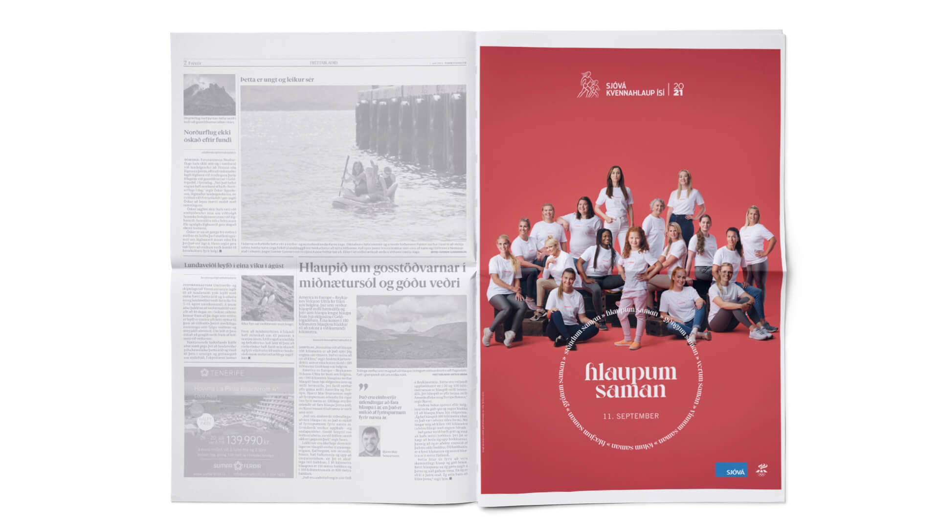 Heilsíðuauglýsing.