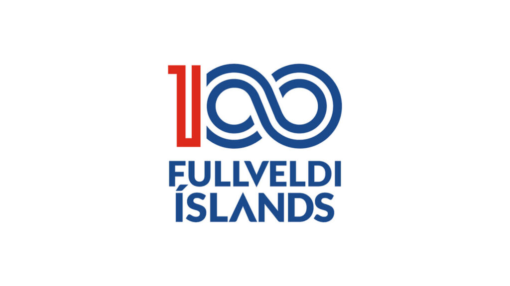 Fullveldi Íslands 100 ára merki