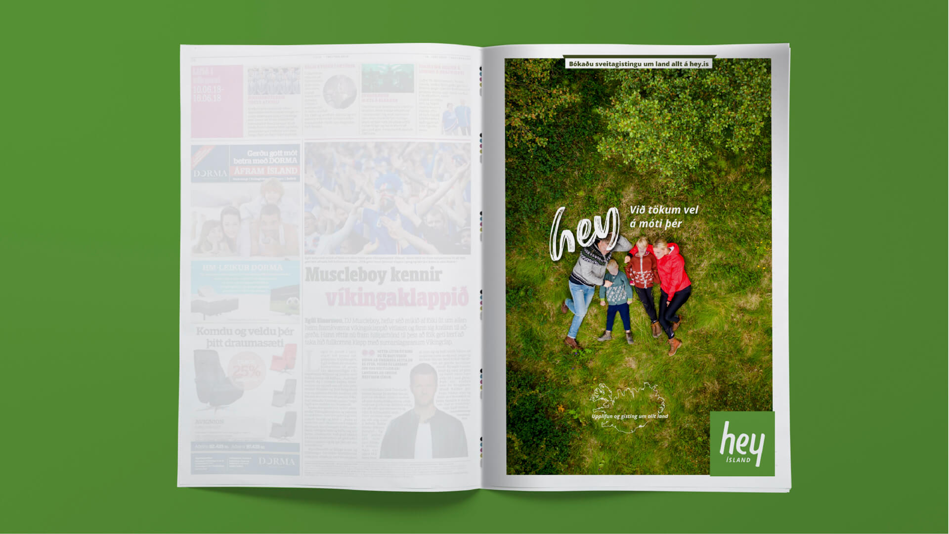 Hey Ísland auglýsingaherferðin