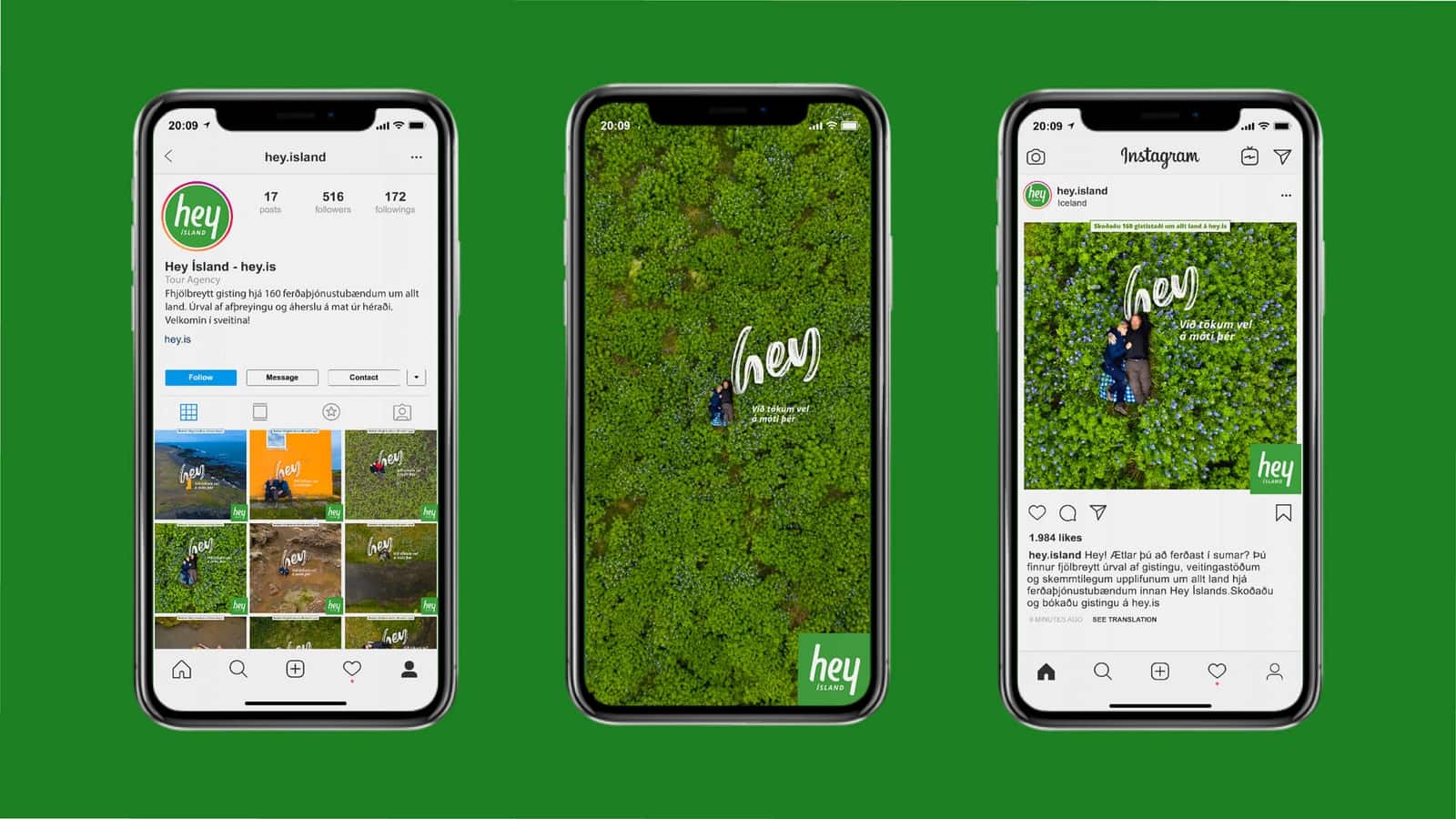 Hey Ísland auglýsingaherferðin