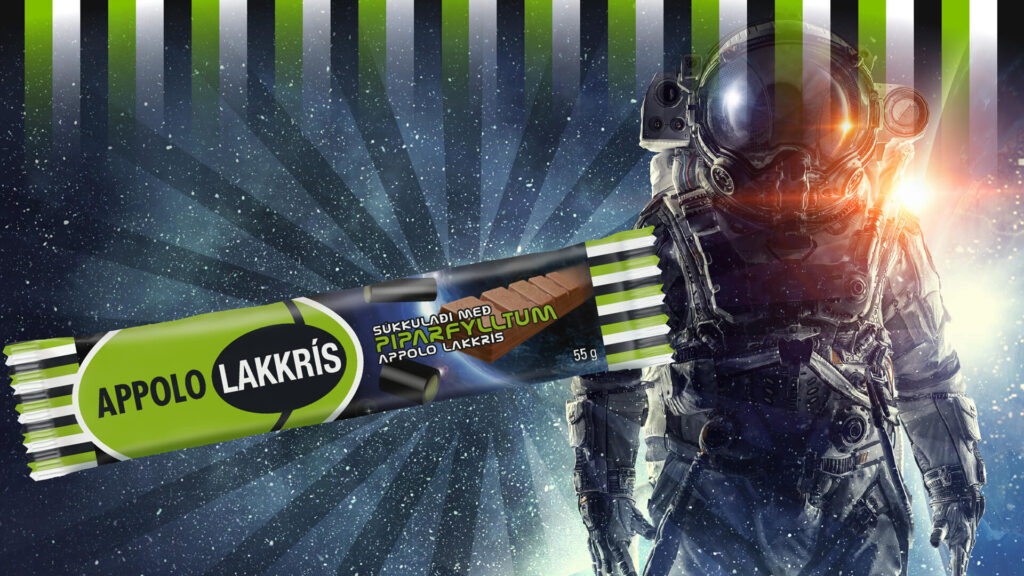 Geimfari og súkkulaði