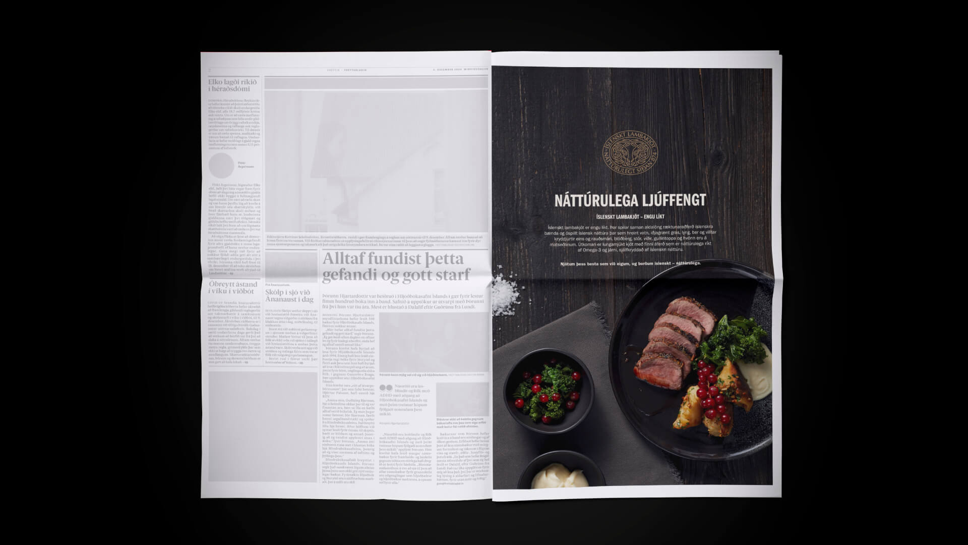 Auglýsingaherferð fyrir íslenskt lambakjöt