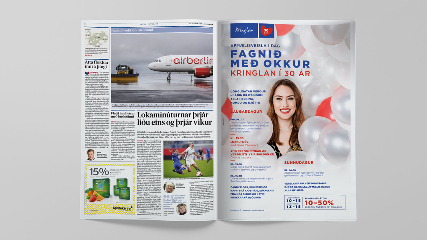 Dagblaðaauglýsing.