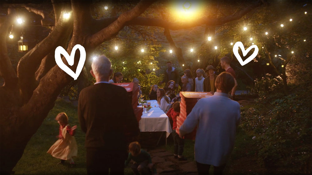 Auglýsingaherferð fyrir Pizza Hut Ástin er alls staðar