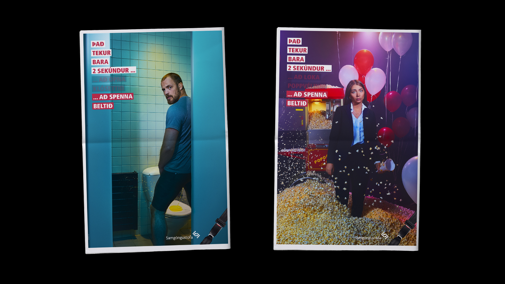 Auglýsingaherferð fyrir Samgöngustofu - Það tekur bara 2 sekúndur...