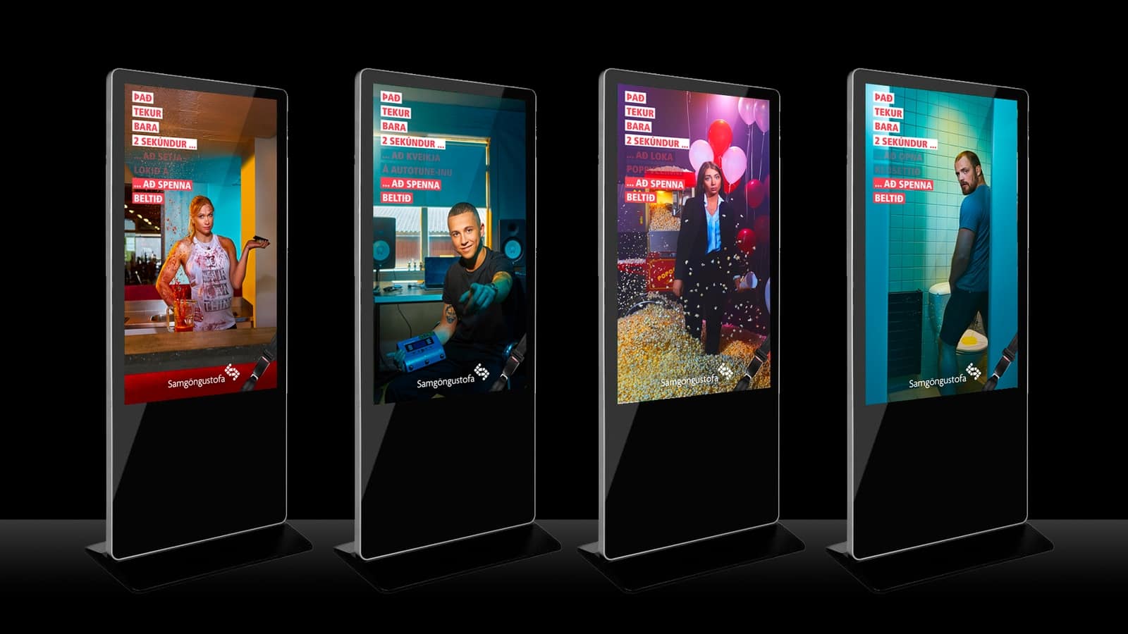 Auglýsingaherferð fyrir Samgöngustofu - Það tekur bara 2 sekúndur...