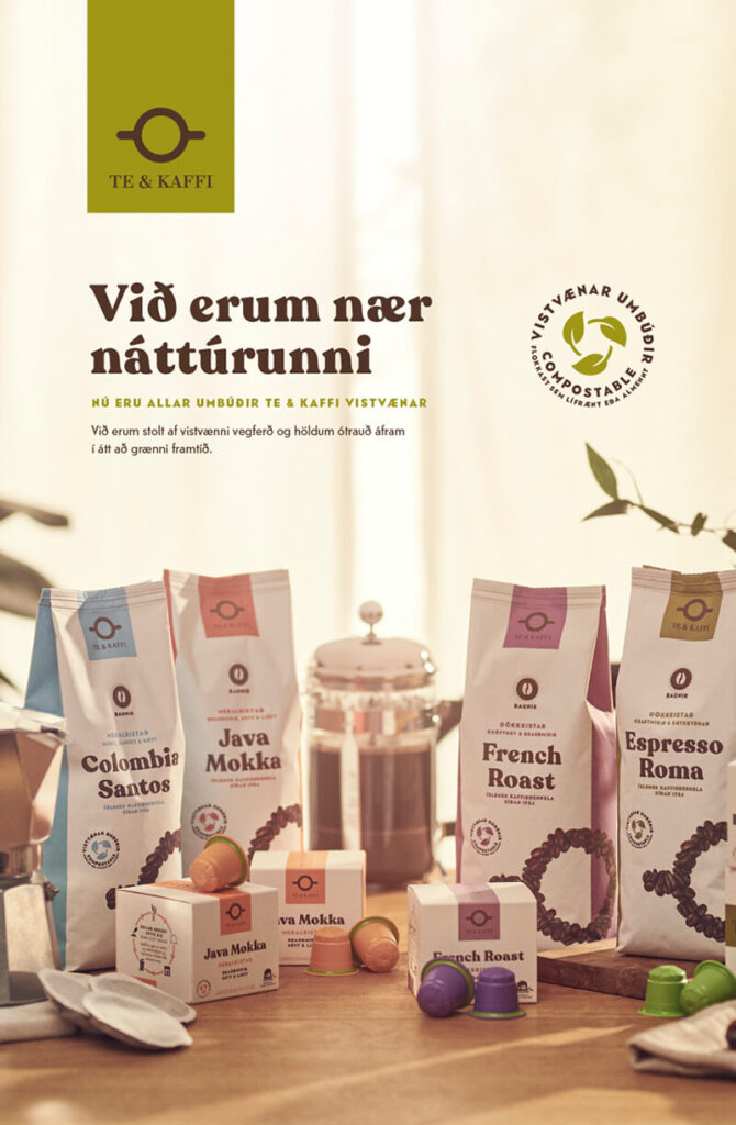 Auglýsingaherferð Te og Kaffi - Í átt að grænni framtíð