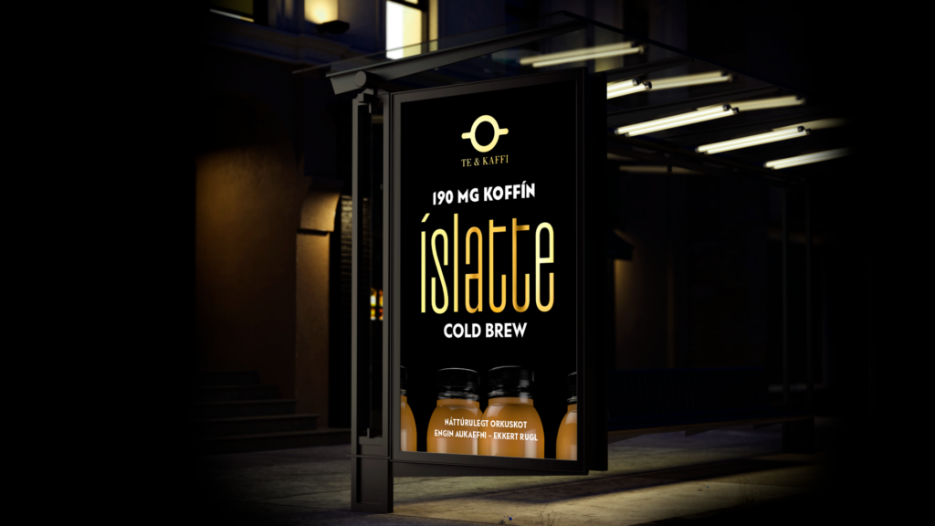 Auglýsingaherferð fyrir Te og kaffi - íslatte cold brew