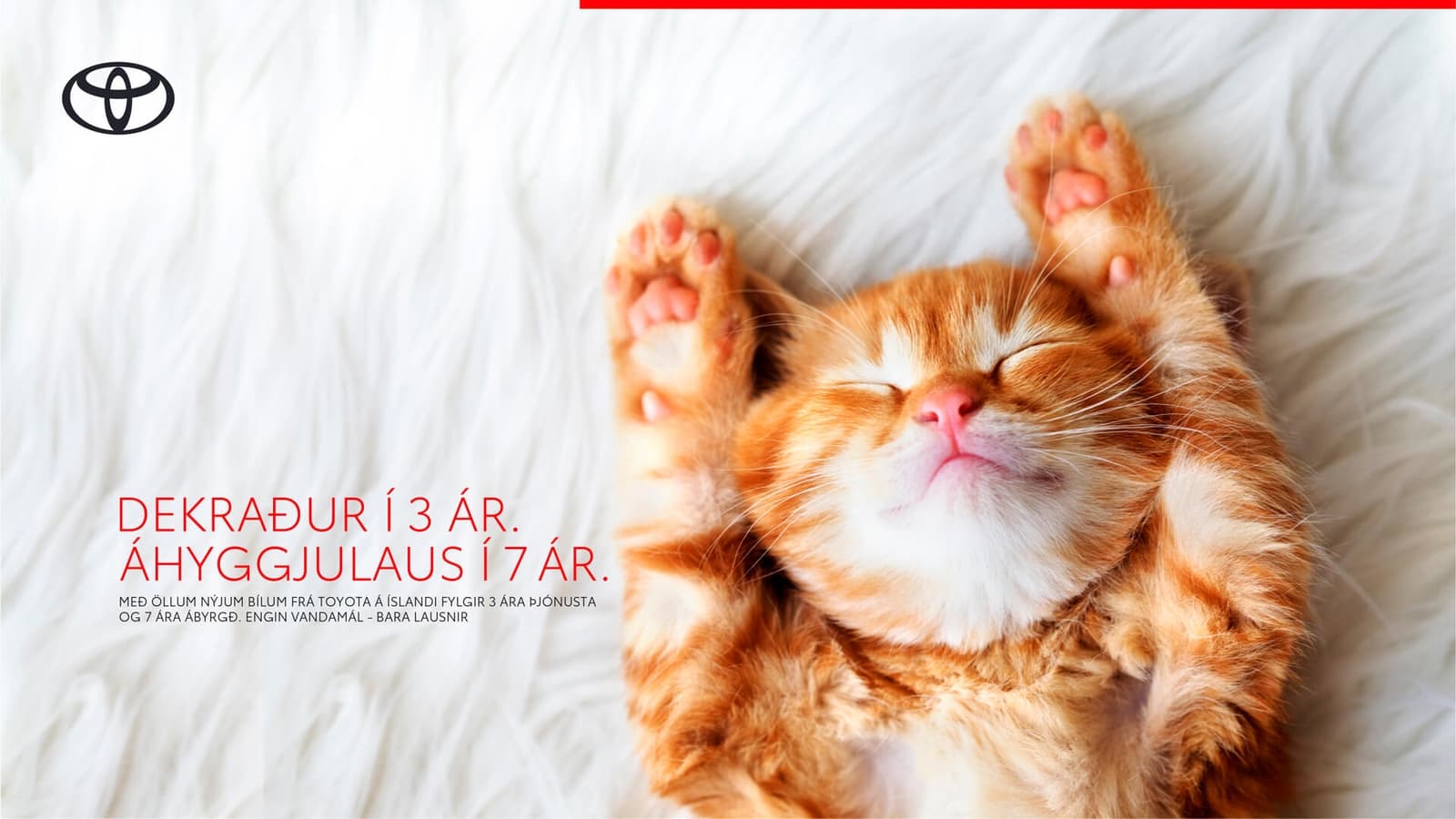 Auglýsingaherferð Toyota dekur og áhyggjuleysi