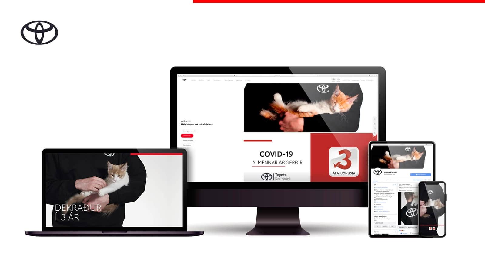 Auglýsingaherferð Toyota dekur og áhyggjuleysi