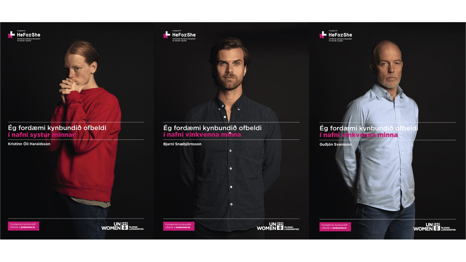 HeForShe veggspjald2 fyrir UN WOMEN