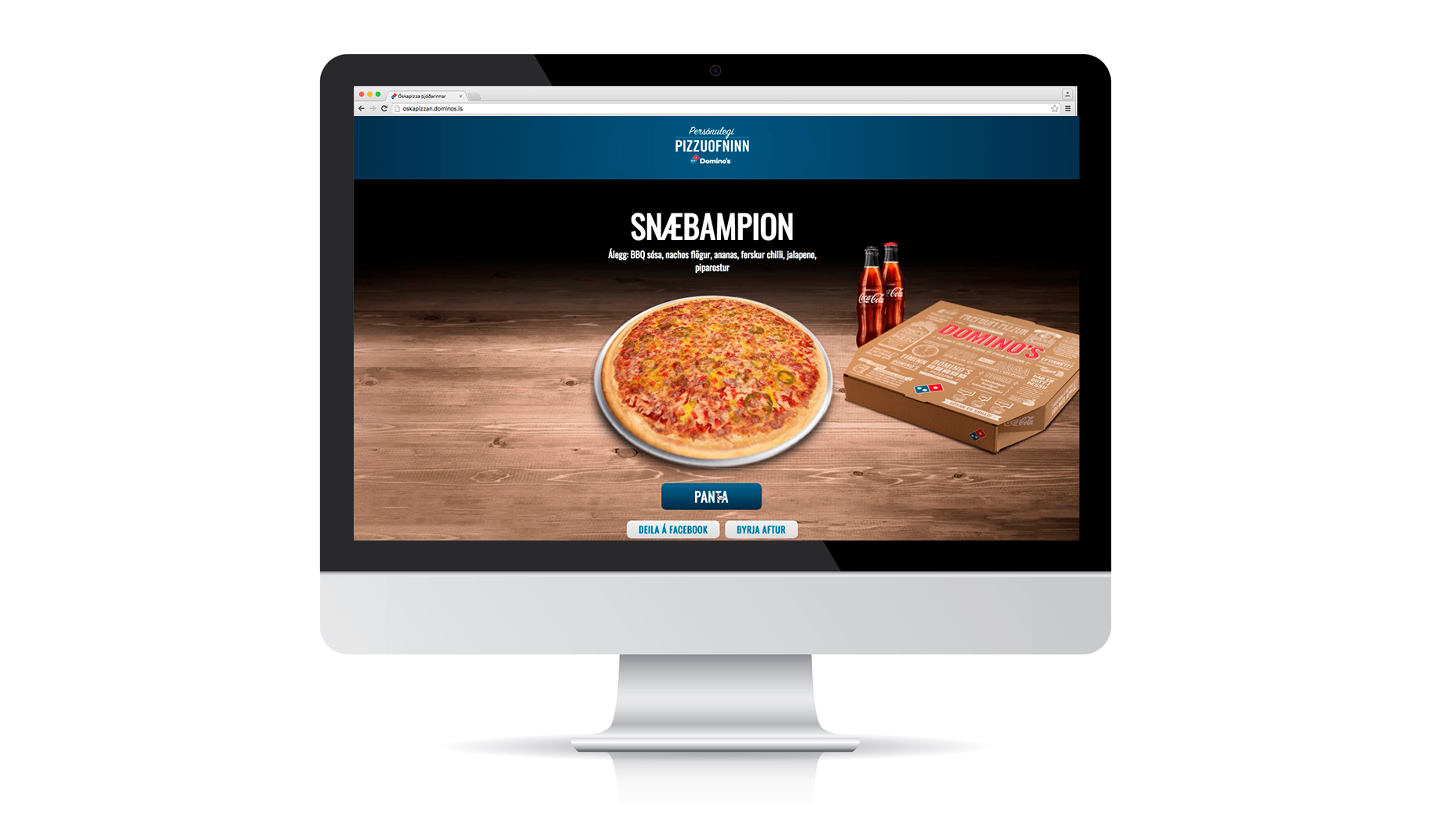 Domino's vefsíða