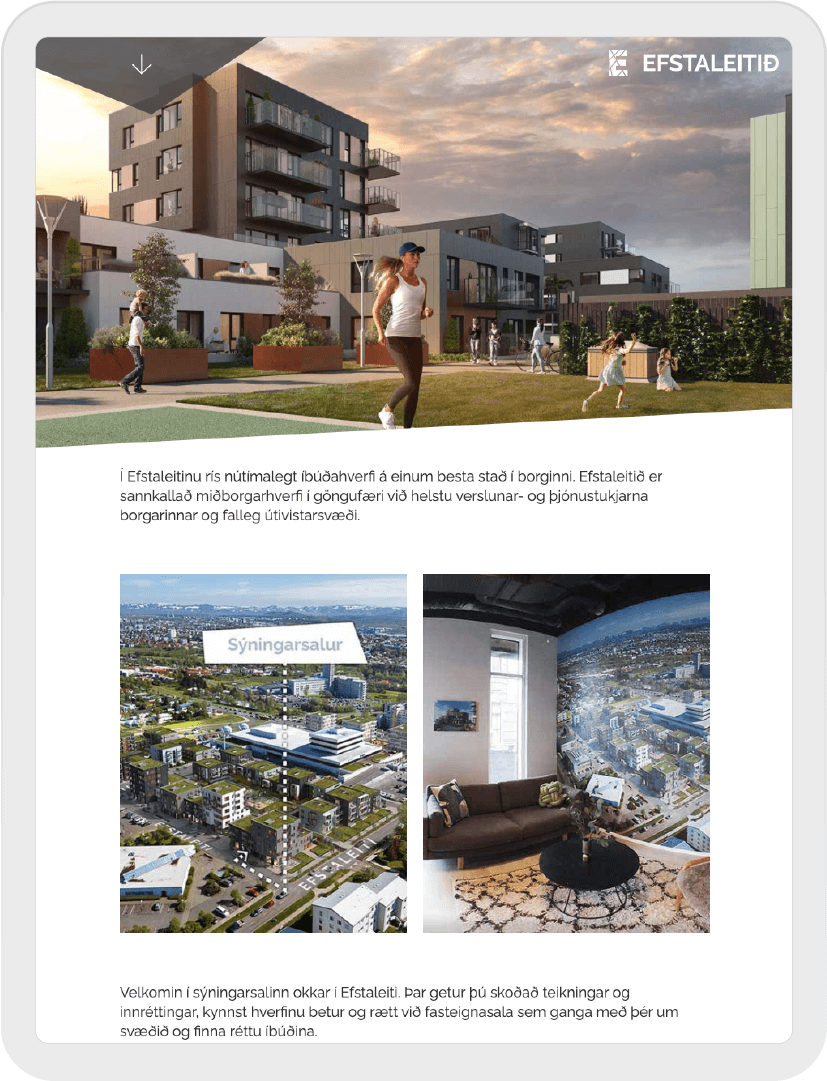 efstaleitid hlidina a