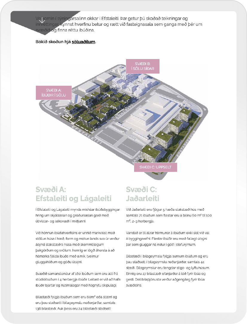 efstaleitid tablet mynd 1