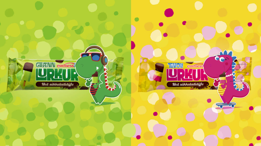 Lurkar og teiknaðar risaeðlur.