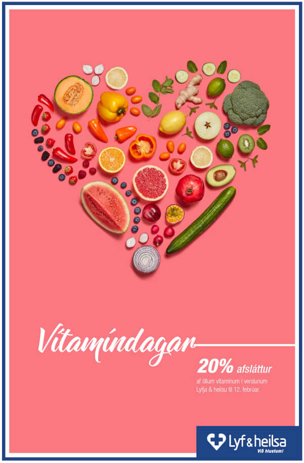 Hjarta úr ávöxtum